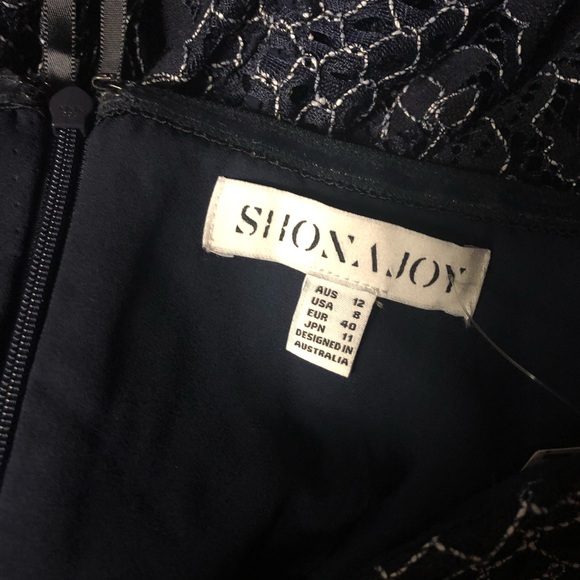 New Shona Joy Navy Lace Dress - Picture 5 of 6